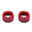 JDM Red Stereo/Radio Vol/Tune Knob Covers For Subaru 20+ Legacy Outback, 22+ WRX