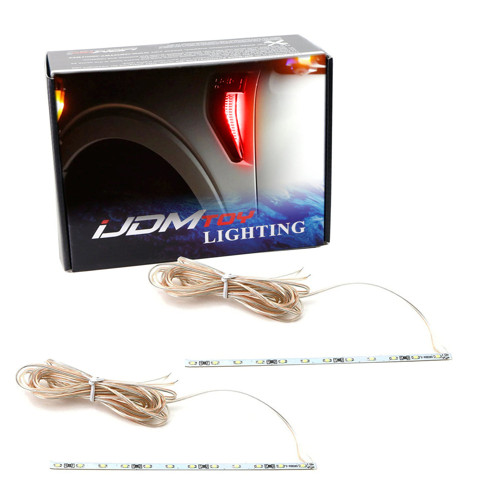 Red LED Background Illumination Lighting For 21+ Ford F150 Side Fender Emblem