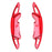 Red Aluminum Larger Paddle Shifter Extensions For Hyundai 2024-up Ioniq 5 N 6 N
