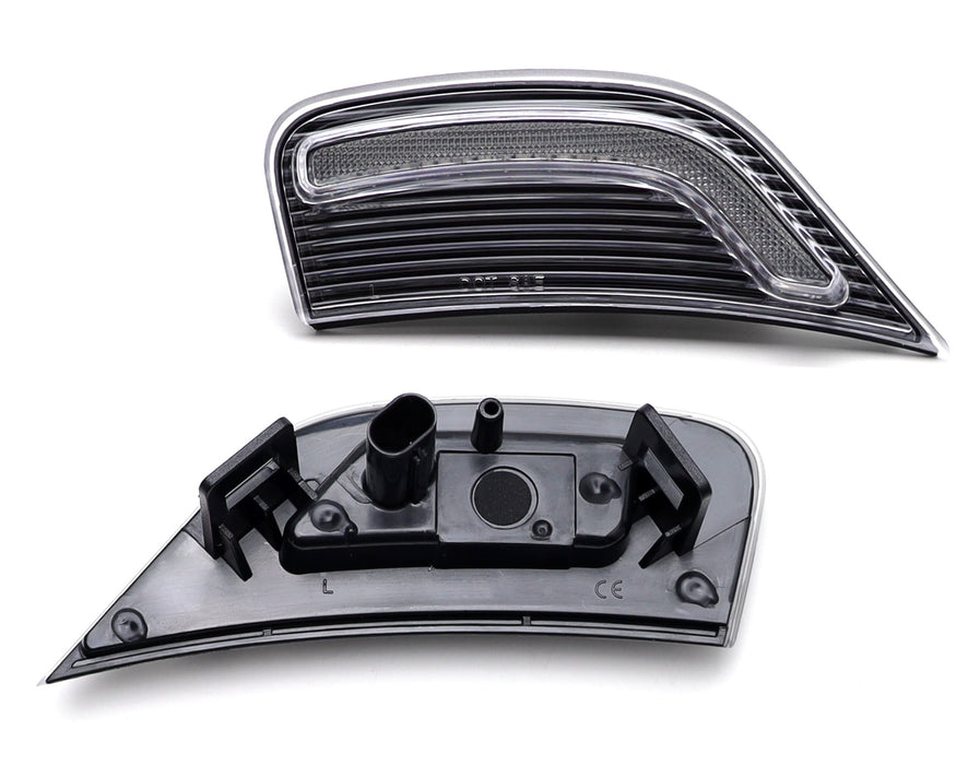 Clear Bold Arch White LED Front Side Markes For 2021-24 Yukon Suburban Escalade