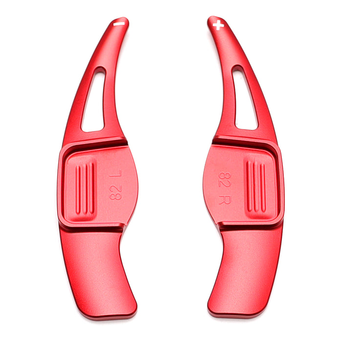 Sports Red Aluminum Larger Paddle Shifter Extension For Hyundai 2012-18 Veloster
