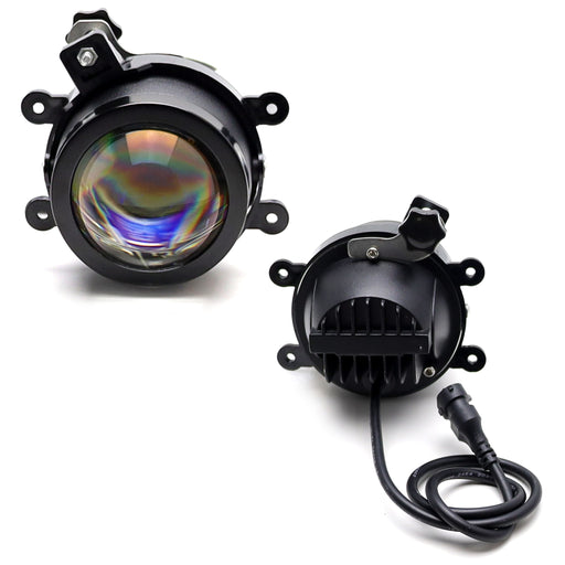 OE-Fit 24W LED Projector Fog Lamps For Acura Honda Ford Subaru Jeep Porsche, etc