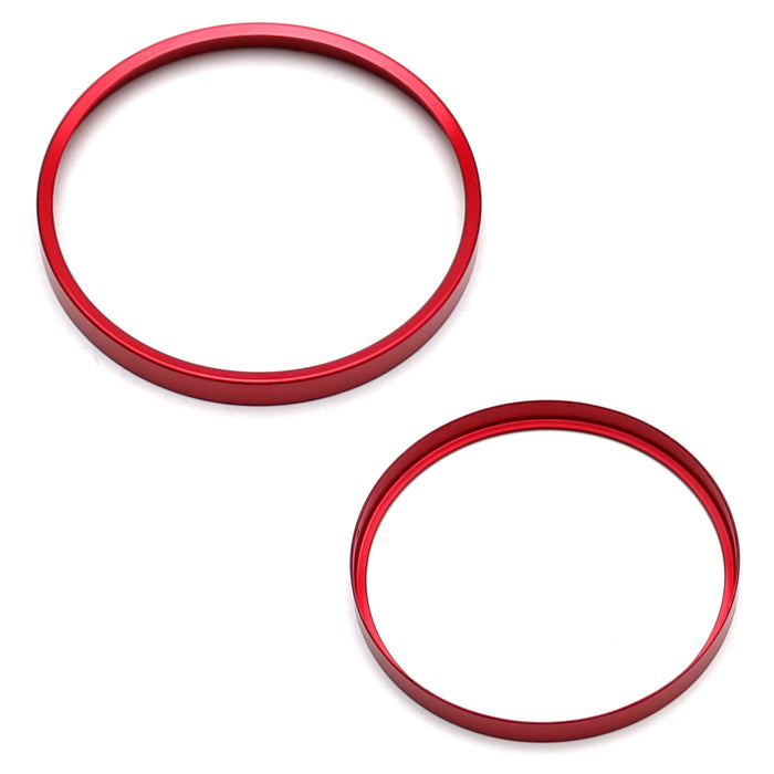 Red Headlamp Switch Surrounding Ring Trim For VW MK5/6 Golf GTI Jetta Passat CC