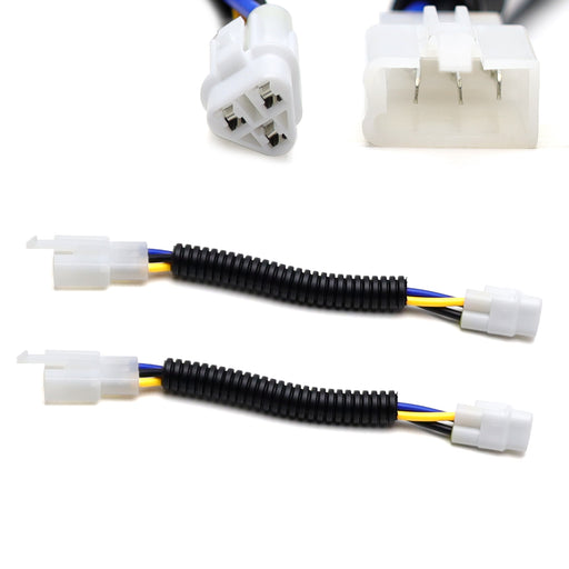 3-Pin Triangle Shape Headlamp Adapter Wiring Harness For Yamaha 2002-up Banshee