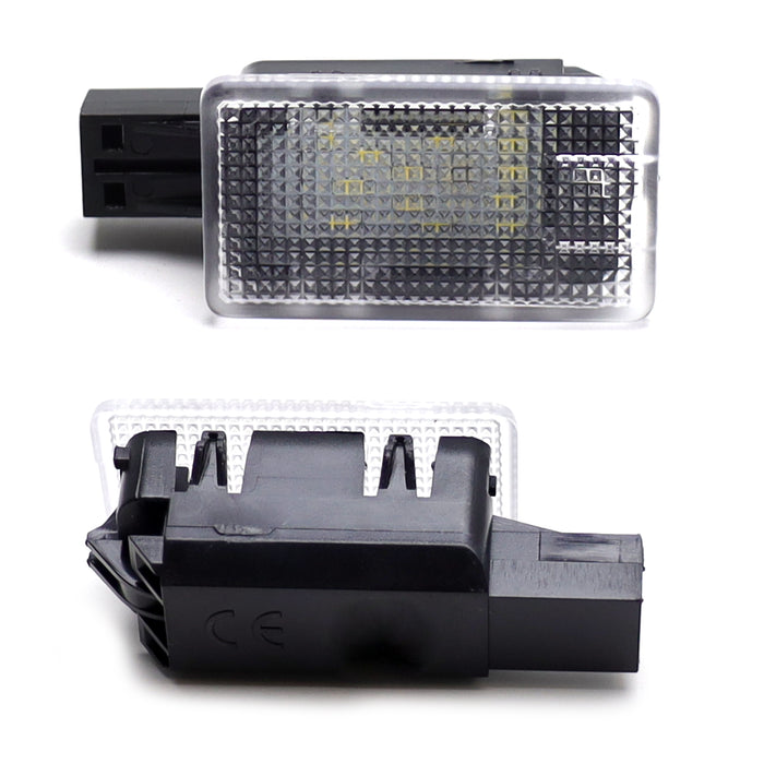 White 18-SMD Full LED Door Courtesy Footwell Lights For Volvo S60 XC60 XC90 S80