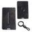 Black "Carbon Fiber" Key Card Holder Keychain For Tesla Model 3 Y S X Cybertruck
