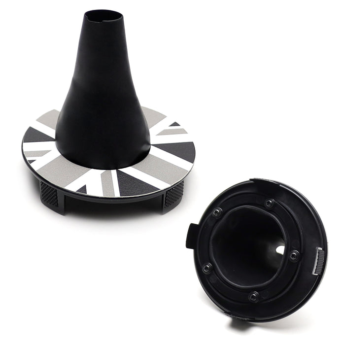 Black Union Jack Design Shift Well Boot Cover For MINI 14-18 F54 F55 F56 F57 F60