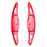 KDM Red Aluminum Larger Paddle Shifter Extensions For KIA 2025+ EV3 EV4 EV5 EV6