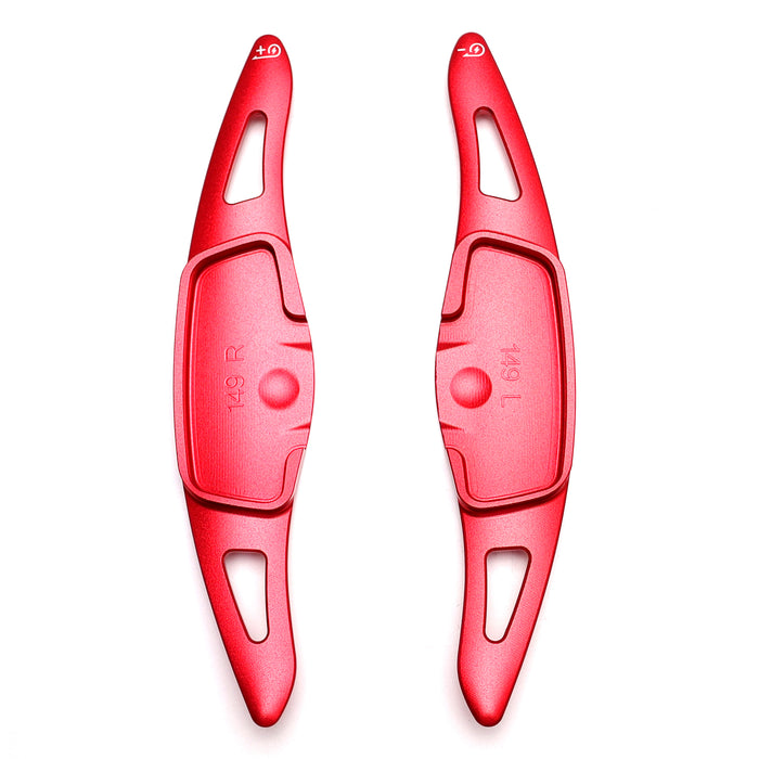 KDM Red Aluminum Larger Paddle Shifter Extensions For KIA 2025+ EV3 EV4 EV5 EV6