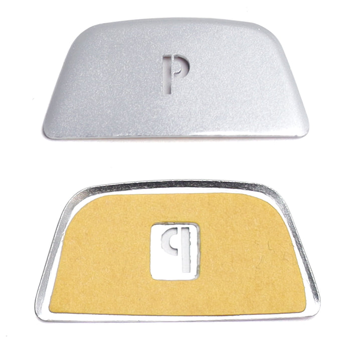 Silver Shift Knob P Button Cover Trim For BMW Fxx 2 3 4 5 6 X3 X5 X6 Performance