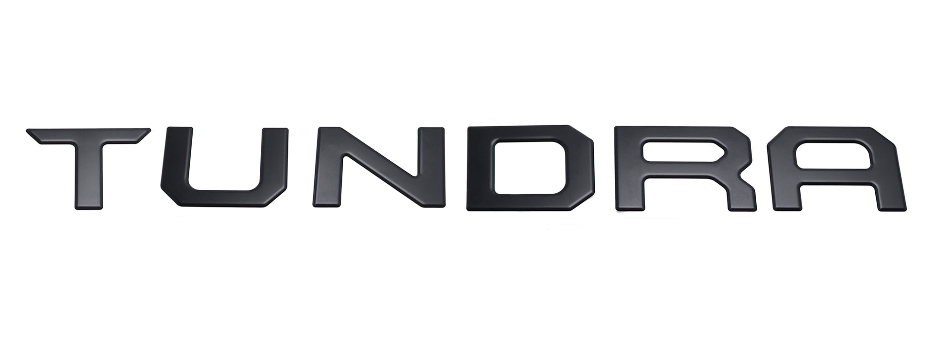 Matte Black Finish 3D Raised Tailgate Letter Pieces For 2022-up Toyota Tundra