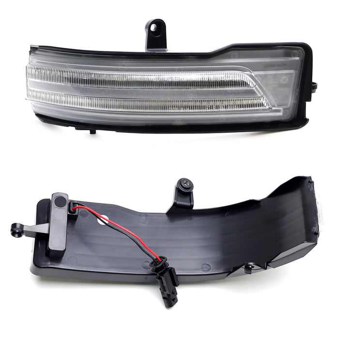Clear Lens Dynamic Sequential Blink LED Side Mirror Cap Light For 19-up RAM 1500
