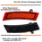OE-Spec Amber Lens Front Bumper Side Markers For 2011-2013 BMW E70 X5 LCI Model