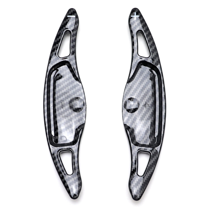 Twill-Weave "Carbon" Pattern Steering Wheel Paddle Shifters For Kia Stinger K8