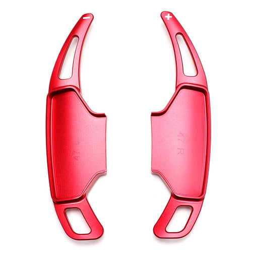Red Aluminum Larger Performance Paddle Shifter Extensions For 24-up Ford Mustang