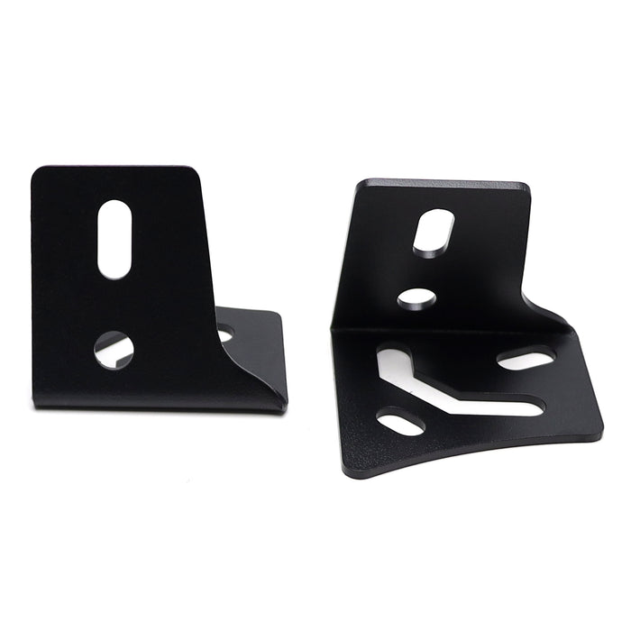 Front Windshield A-Pillar Mount LED Ditch Light Bracket For Jeep Wrangler TJ, JK