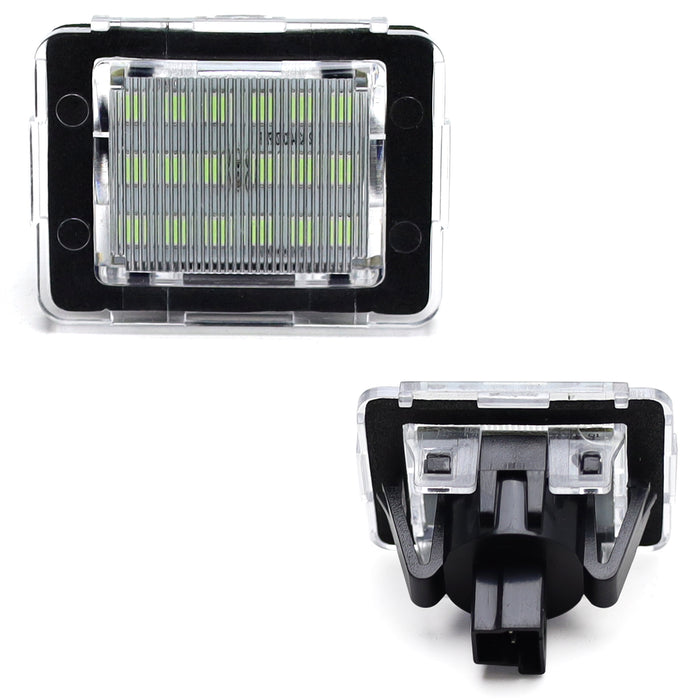 Ice Blue Full LED License Plate Lights For Mercedes C GLS GLK GLA GLC GLE Class