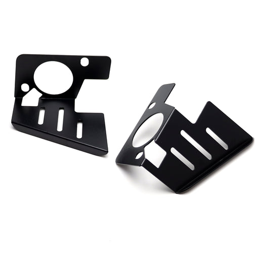 Fog Opening Dual LED Pod Light Mounts For Chevy 2007-14 Silverado 1500 2500 3500