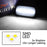 Smoke Lens All White LED Rear Fender Marker Lights For 15+ Chevy GMC 2500/3500HD