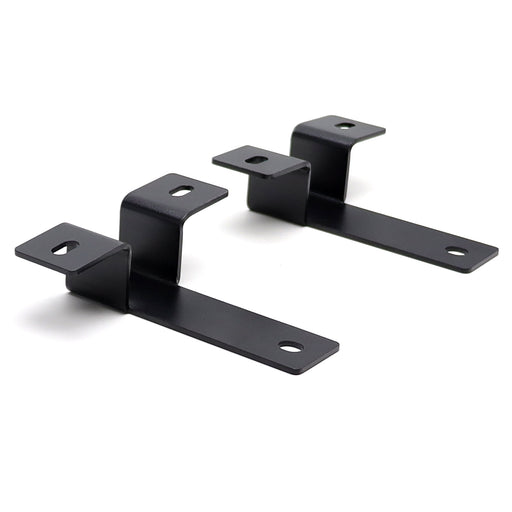 Dual LED Ditch Light Hood Mount Windshield A-Pillar Bracket For Jeep Wrangler JL