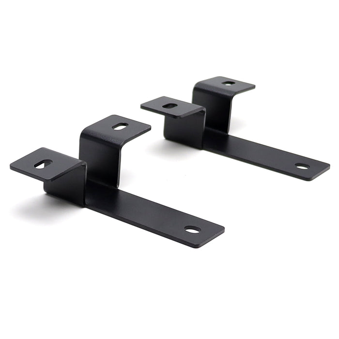 Dual LED Ditch Light Hood Mount Windshield A-Pillar Bracket For Jeep Wrangler JL