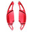 Sports Red Aluminum Larger Paddle Shifter For Toyota 09-17 Camry, 14-18 Corolla