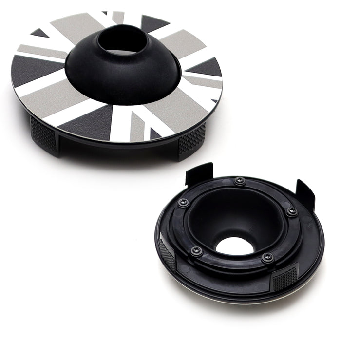 Black Union Jack Design Shift Well Boot Cover For MINI 19-up F54 F55 F56 F57 F60