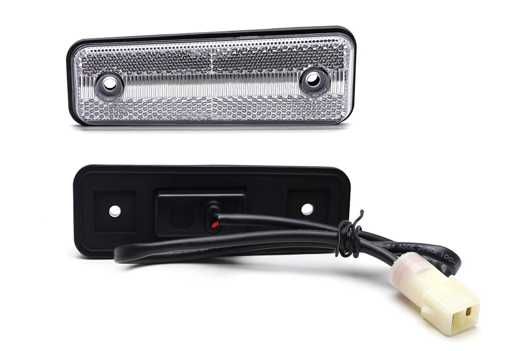 Clear Lens Amber Full LED Front Side Markers For Toyota Land Cruiser BJ FJ 60 70