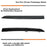 Euro Smoked Rear Bumper Reflector Replacements For BMW F30 3 Series w/ M Bumper