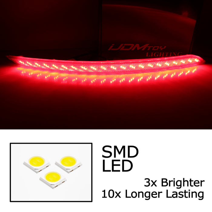 Full LED Bumper Reflector Brake/Sequential Signal Lamp For 17-18 Hyundai Elantra