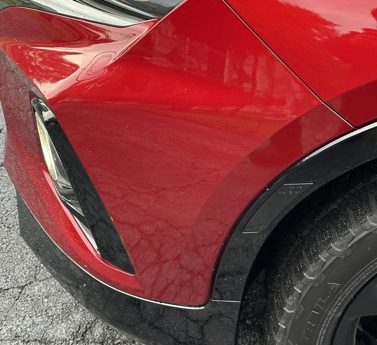 Smoked Lens White Full LED Front Bumper Side Markers For Chevu 2022-2024 Equinox