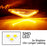 Clear Sequential Flash Amber LED Front Side Marker Light Kit For BMW X3 X5 X6