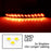 Smoke LED Tail/Brake/Sequential Blink Bumper Reflectors For Honda 2016-17 Accord
