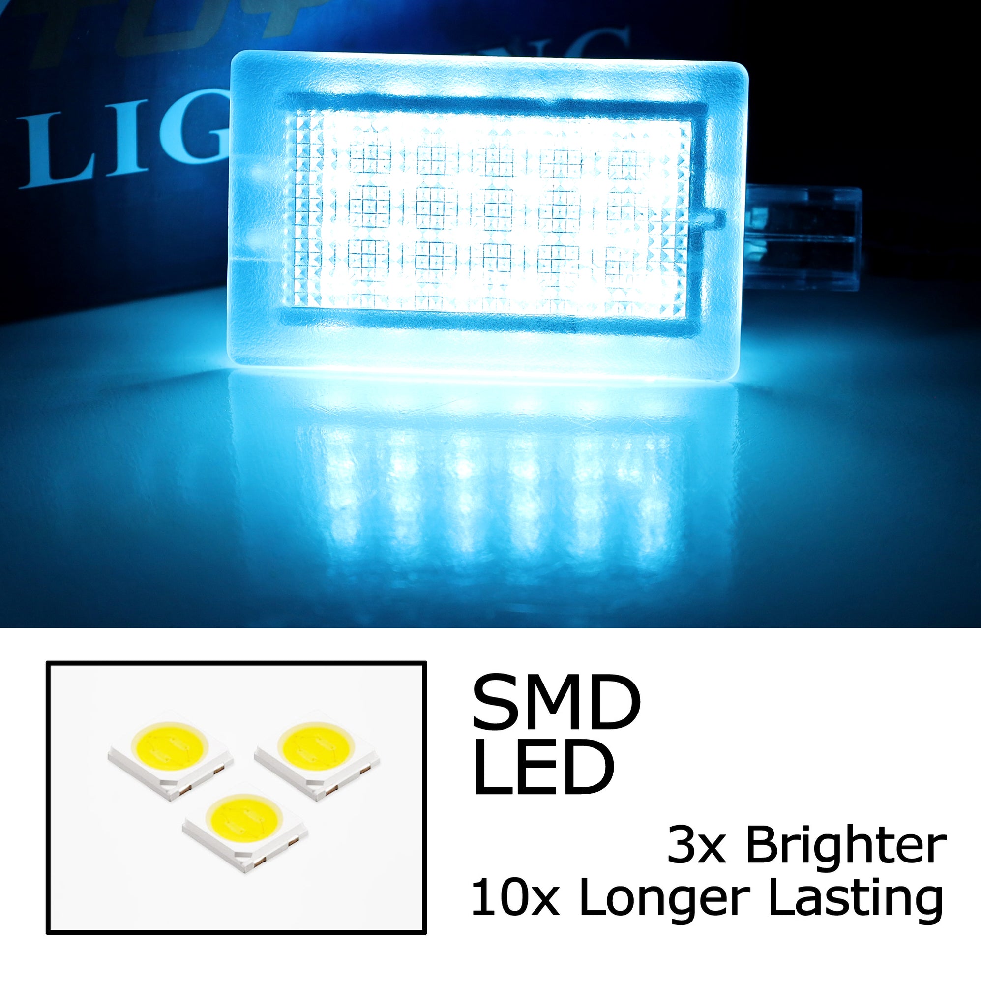 Ice Blue Full LED Door Footwell Lights For Dodge Charger Challenger Ch ...