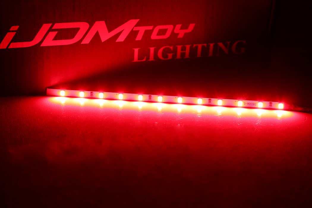 Red LED Background Illumination Lighting For 21+ Ford F150 Side Fender Emblem