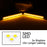 4pc Smoke Lens Amber Color LED Fender Side Markers For GMC Sierra 2500, Canyon