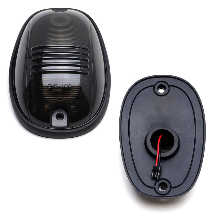 Smoke Lens White Full LED Cab Roof Lamps For Chevy/GMC C/K Series 1500 2500 3500