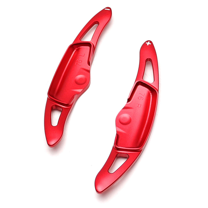 KDM GT Style Red Aluminum Larger Paddle Shifter Extensions For KIA 2021-up K5 K9