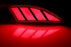 Full LED Bumper Reflector Lights For Lexus 20-22 RX w/ Tail Brake Signal Feature