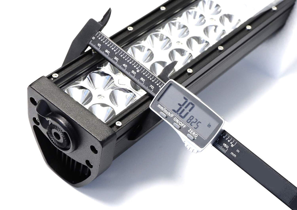 2pc 6-Inch Blue Tinted Colored Double-Row LED Light Bar Lens Protective Covers