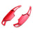 Red Aluminum Larger Performance Paddle Shifter Extensions For 24-up Ford Mustang