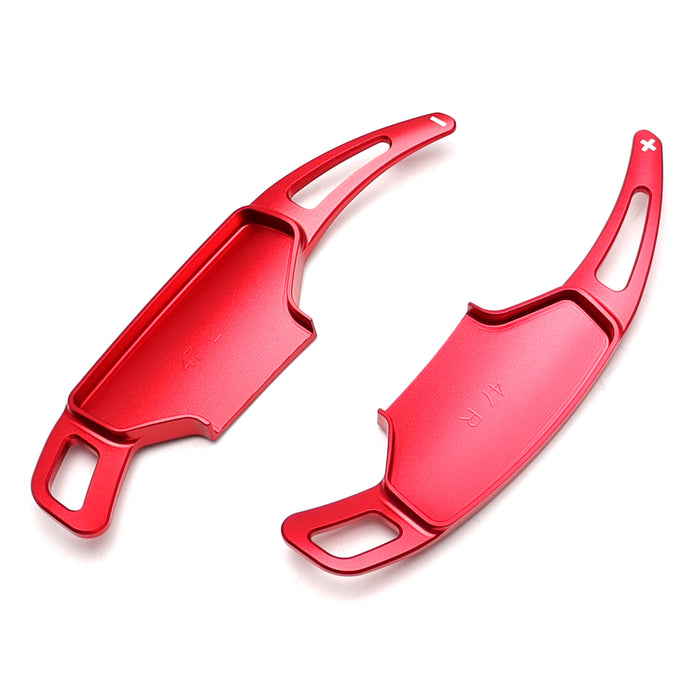 Red Aluminum Larger Performance Paddle Shifter Extensions For 24-up Ford Mustang