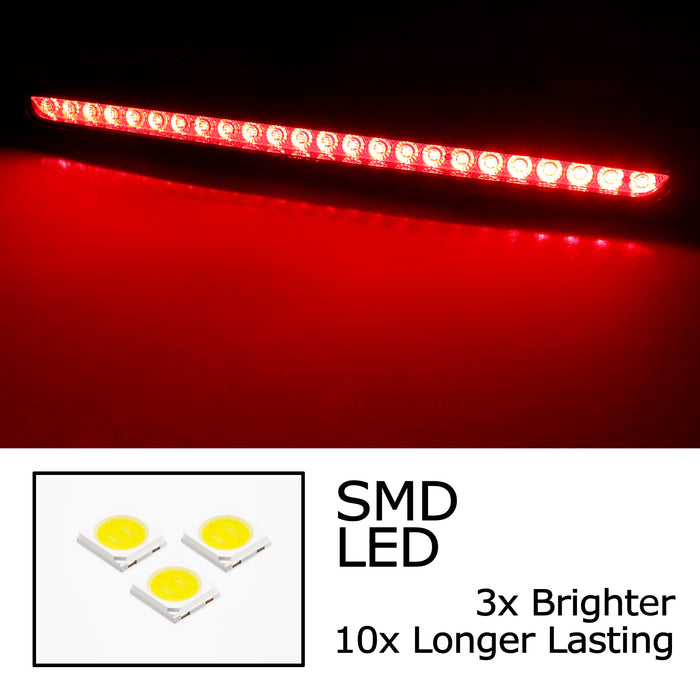 Smoked Len Full LED 3rd Brake Light For 2007-2014 Chevy Surbuban Tahoe GMC Yukon