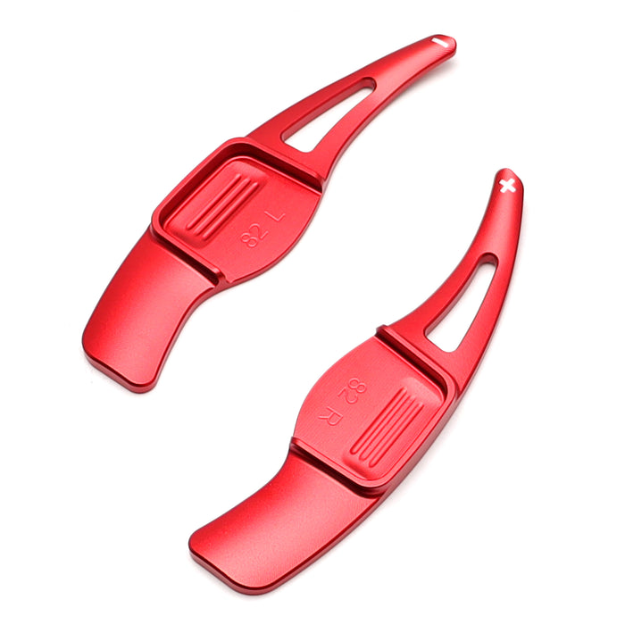 Sports Red Aluminum Larger Paddle Shifter Extension For Hyundai 2012-18 Veloster