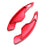 Sports Red Aluminum Larger Steering Wheel Paddle Shift For Cadillac ATS CT6 XT5