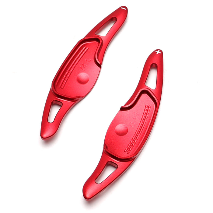 Red Aluminum Larger Paddle Shifter Extensions For Hyundai 24+ Sonata Tucson Kona