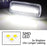 Clear Lens Front/Rear All White LED Fender Side Marker Lamps For 2010-18 RAM DRW