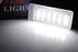 White 18-SMD Full LED License Plate Light For 2015-22 Dodge RAM ProMaster City