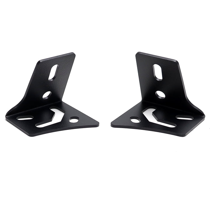 Front Windshield A-Pillar Mount LED Ditch Light Bracket For Jeep Wrangler TJ, JK