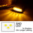Clear Add-On Mansory Style Amber LED Turn Signal Indicators For MB W463 G-Class